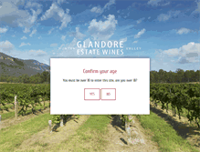 Tablet Screenshot of glandorewines.com